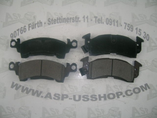 Bremsklötze Vorne - Brakepads Front  GM  70-89  Carbon